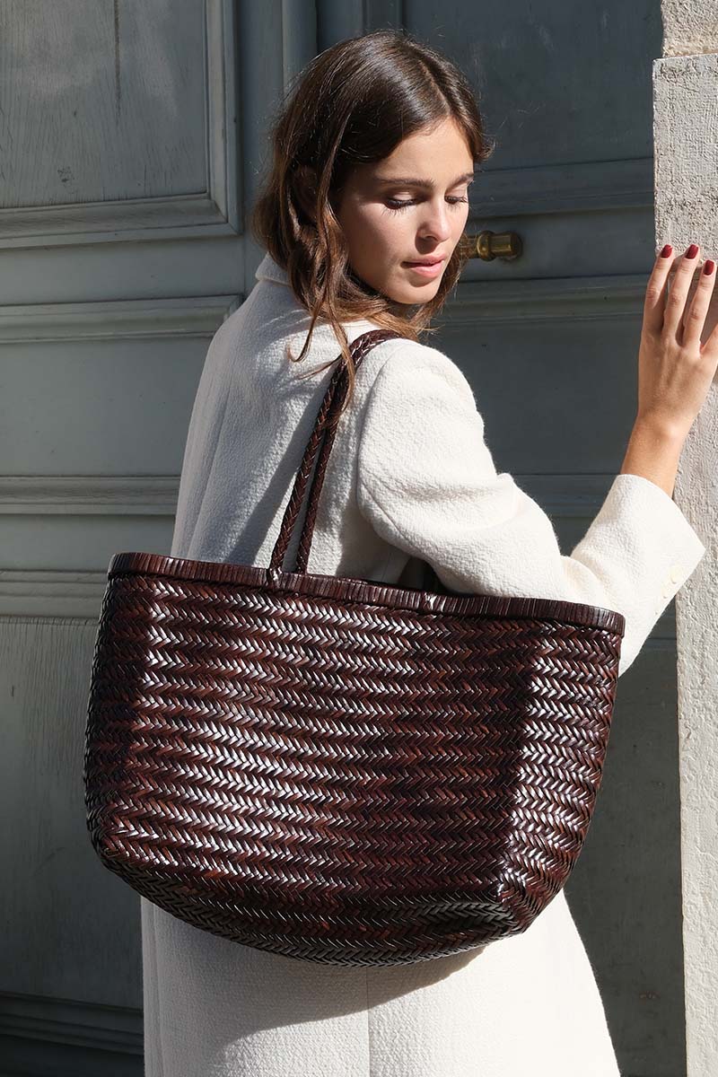 Cabas Delhi Large Chocolat