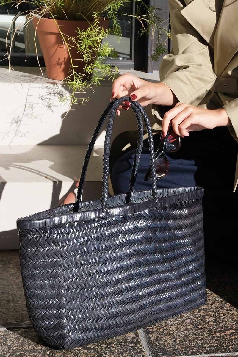 Cabas Delhi Large Navy