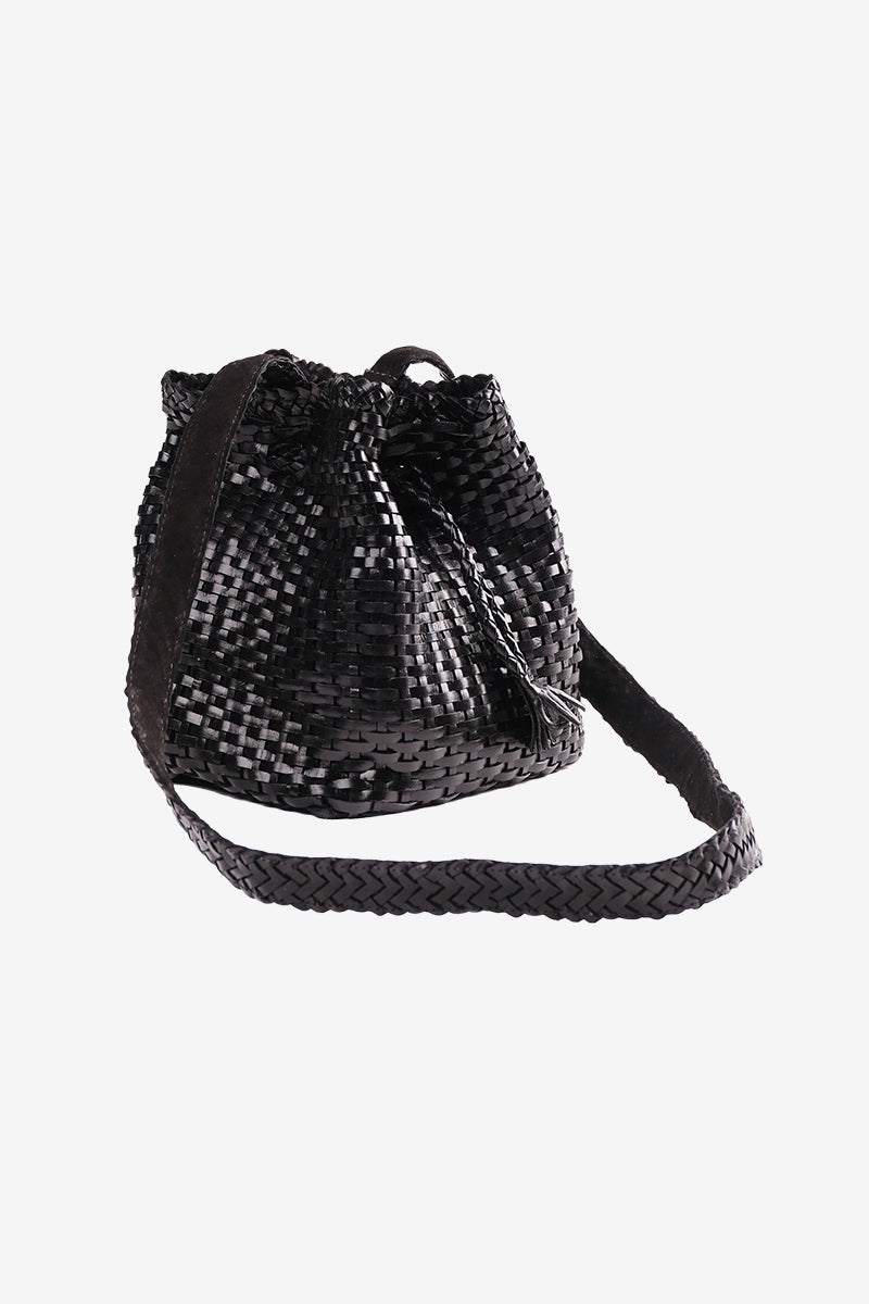 Sophia Black Bucket Bag