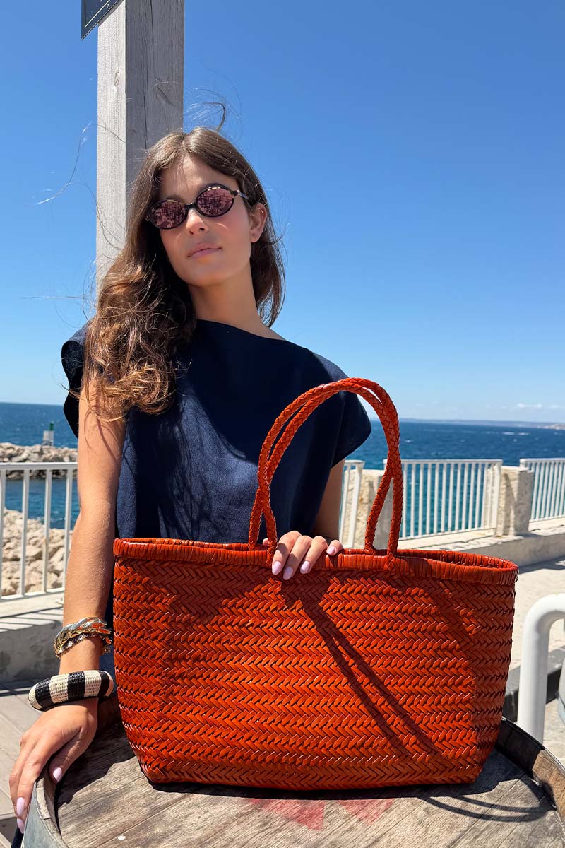 Cabas Delhi Large Orange