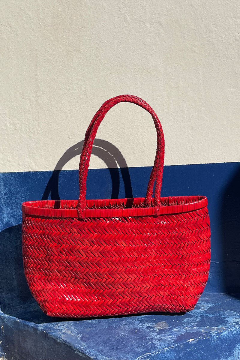 Cabas Delhi Medium Rouge