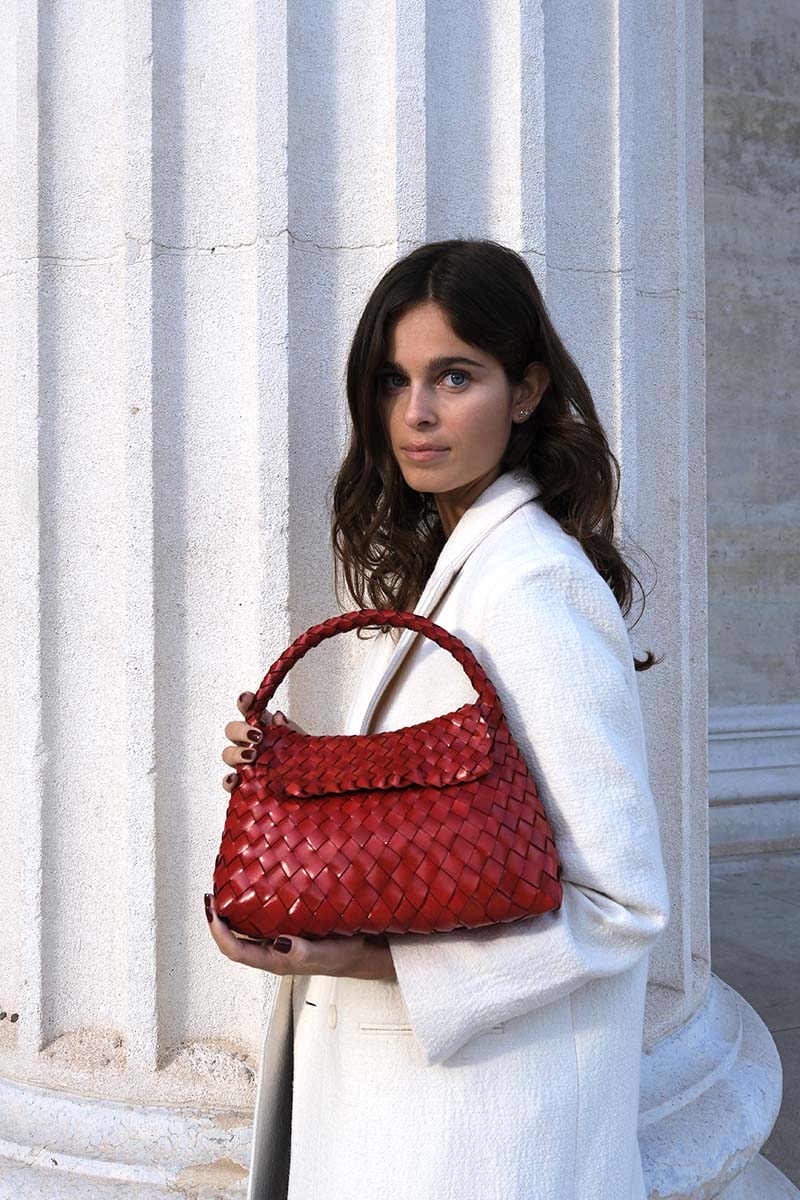 Sac Bandoulière Jacky Mini Rouge