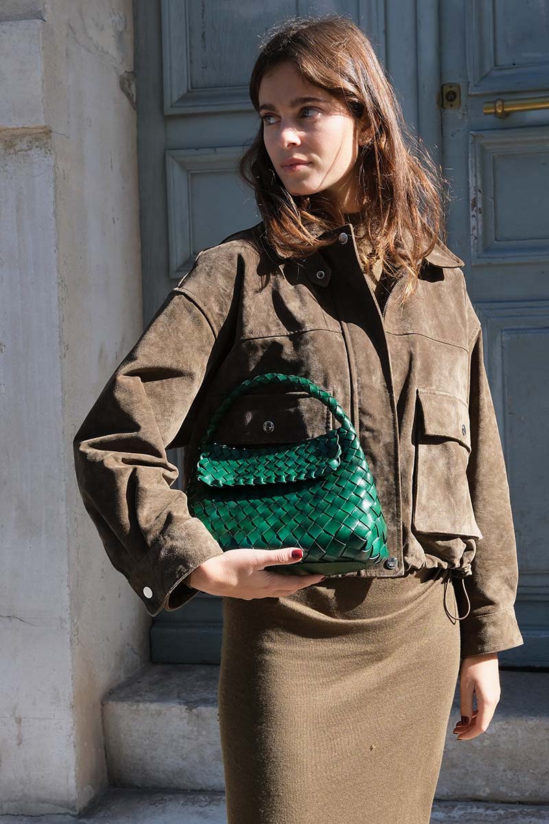 Sac Bandoulière Jacky Mini Vert