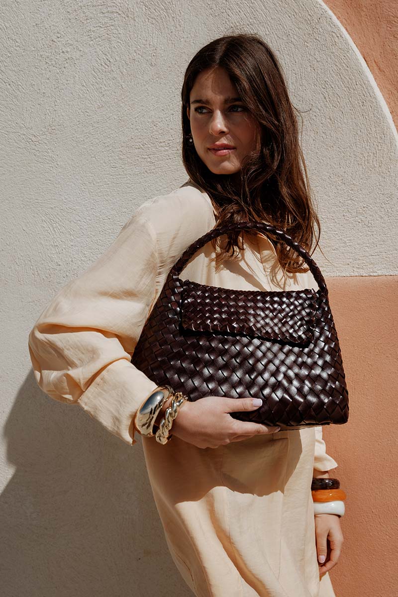 Sac Bandoulière Jacky Marron
