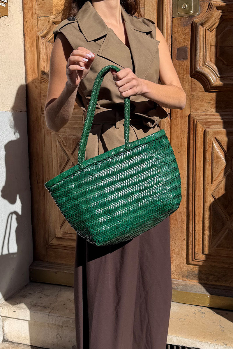 Cabas Delhi Medium Vert
