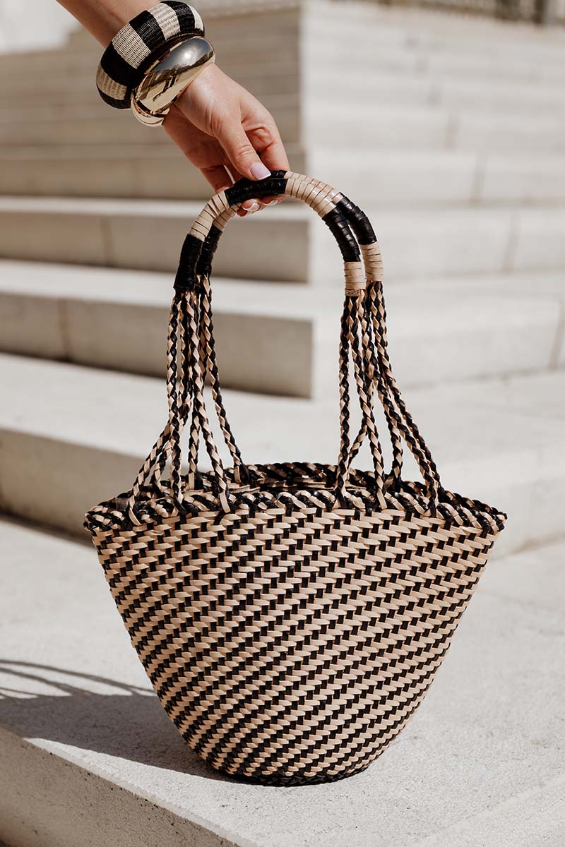 Sac Cabas Myara Noir & Blanc