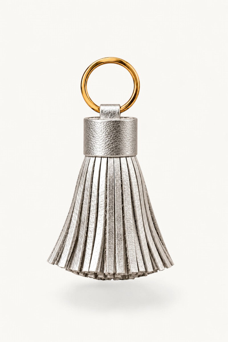 Porte-clés Pompom en cuir