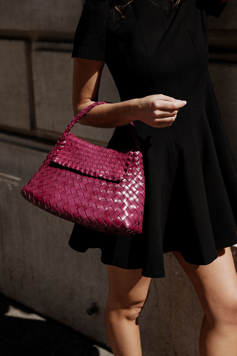 Sac Bandoulière Jacky Burgundy