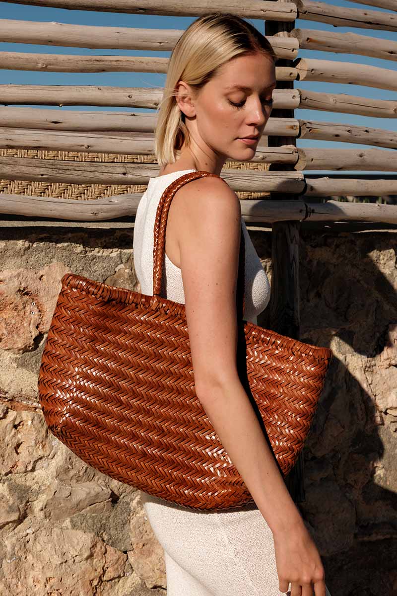 Cabas Delhi Large Camel