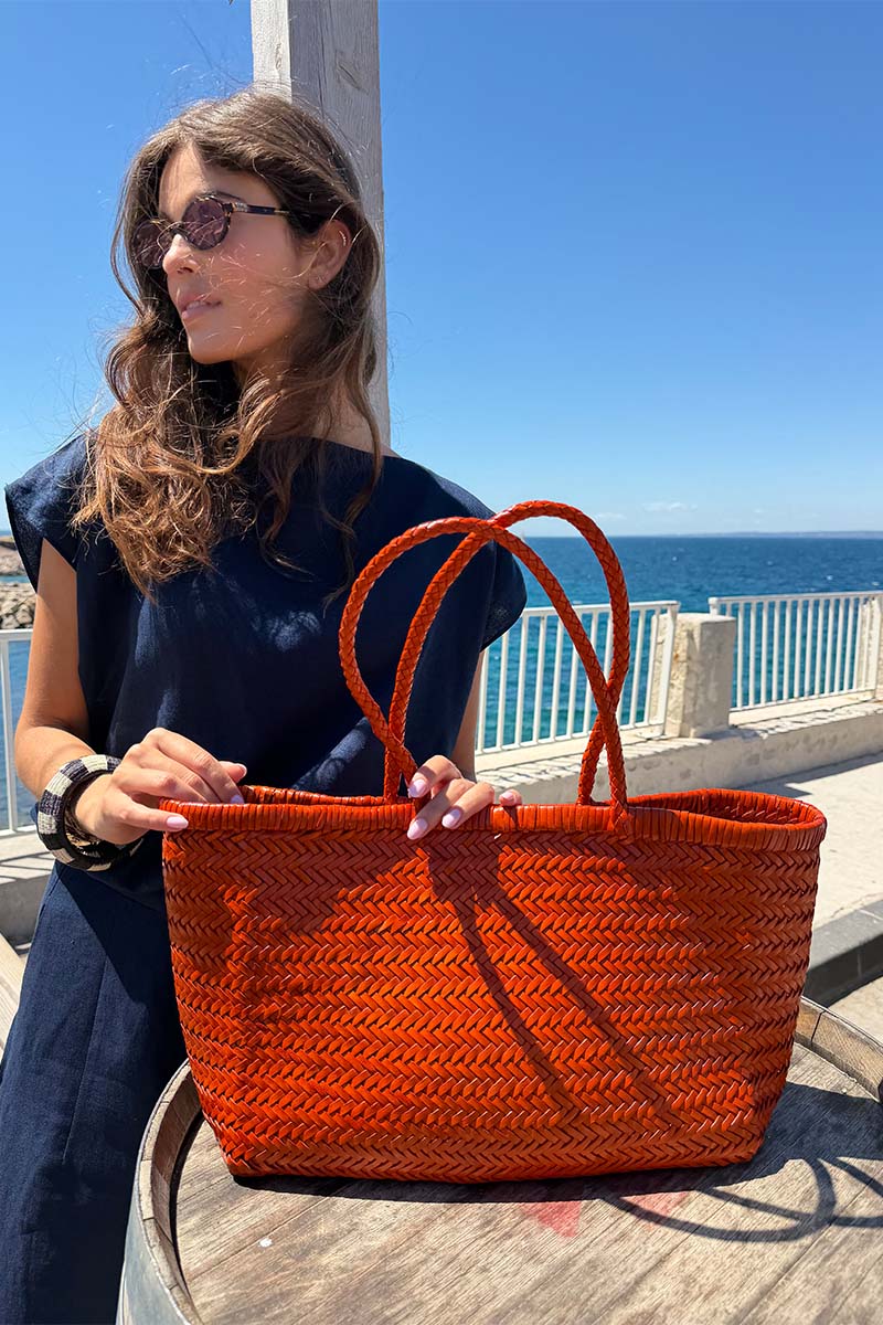 Cabas Delhi Large Orange