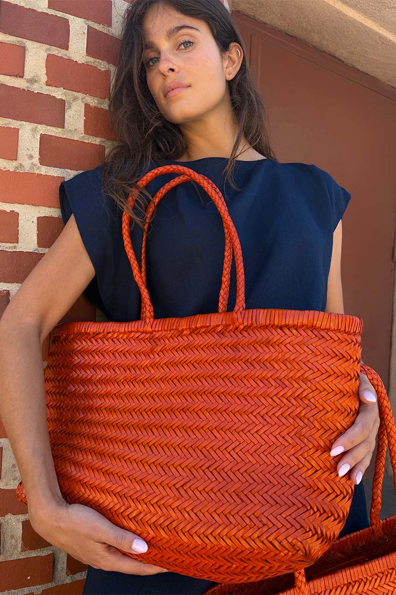 Cabas Delhi Large Orange