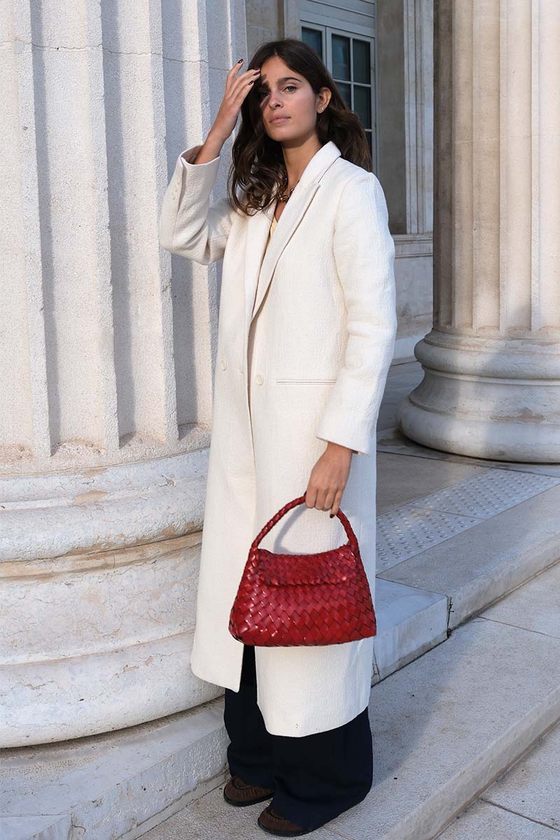 Jacky Mini Red Shoulder Bag