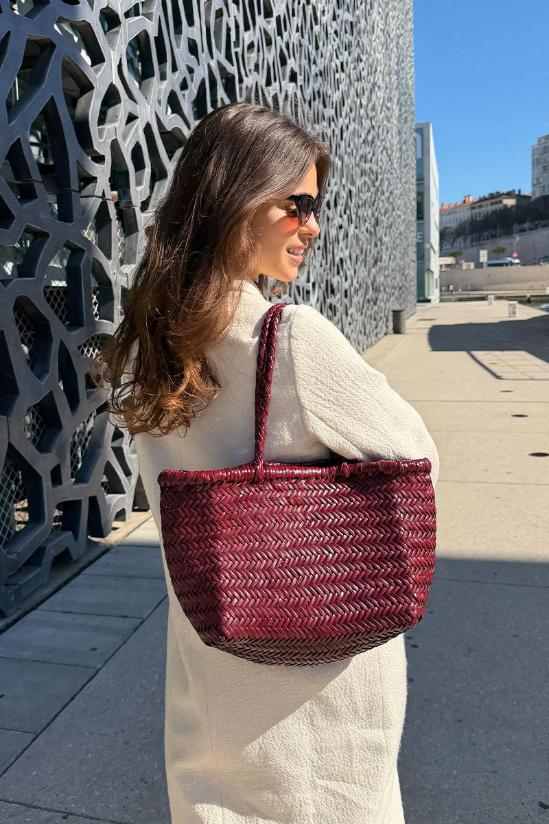 Cabas Delhi Medium Bordeaux