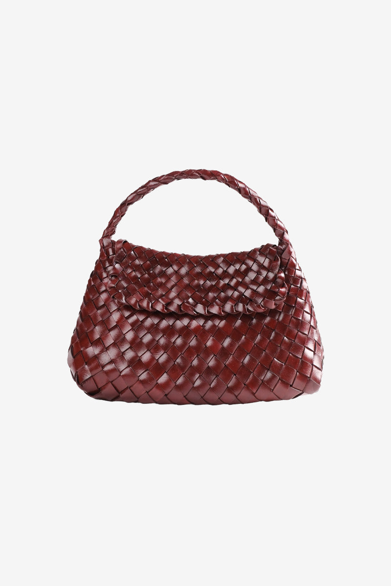 Sac Bandoulière Jacky Mini Bordeaux