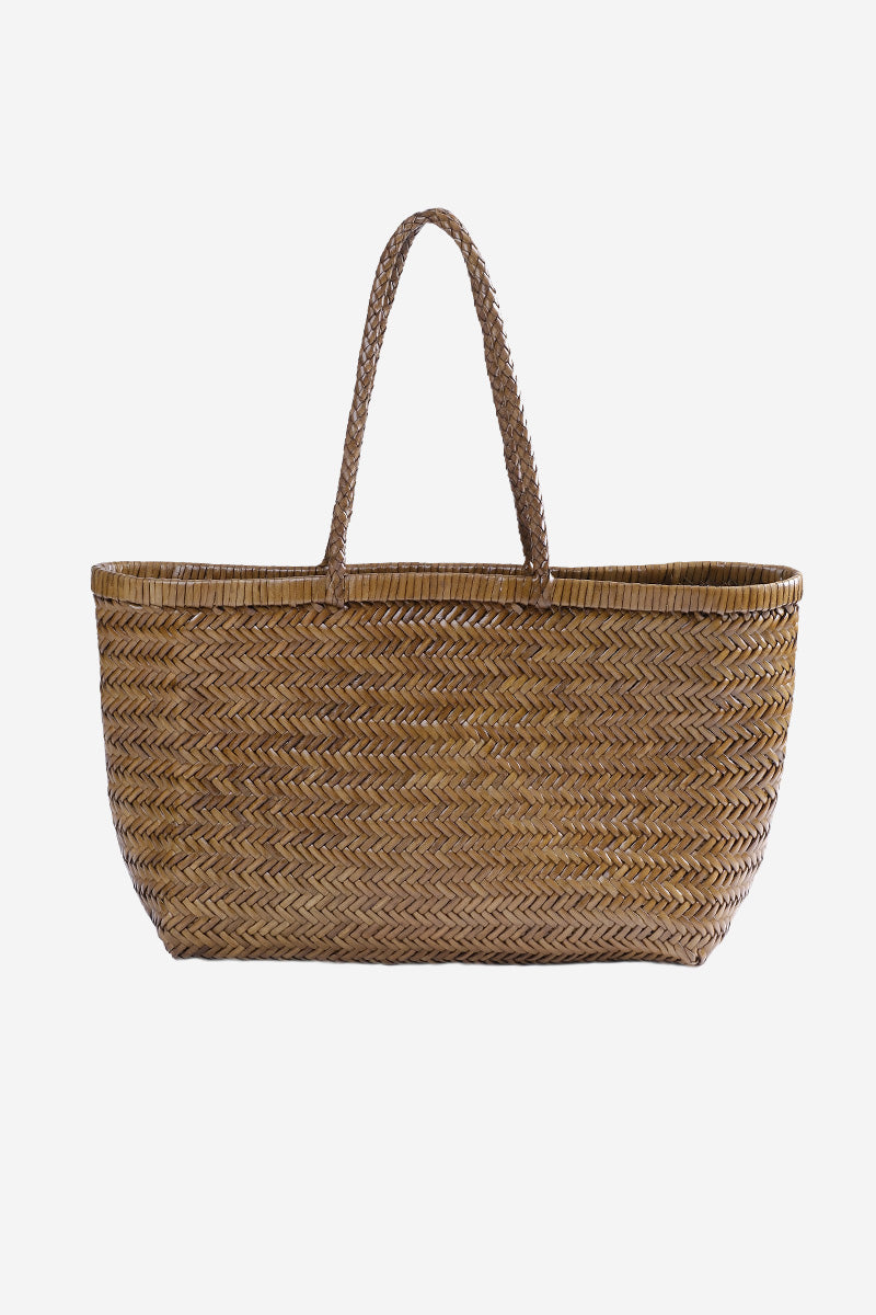 Delhi Large Khaki Tote Bag