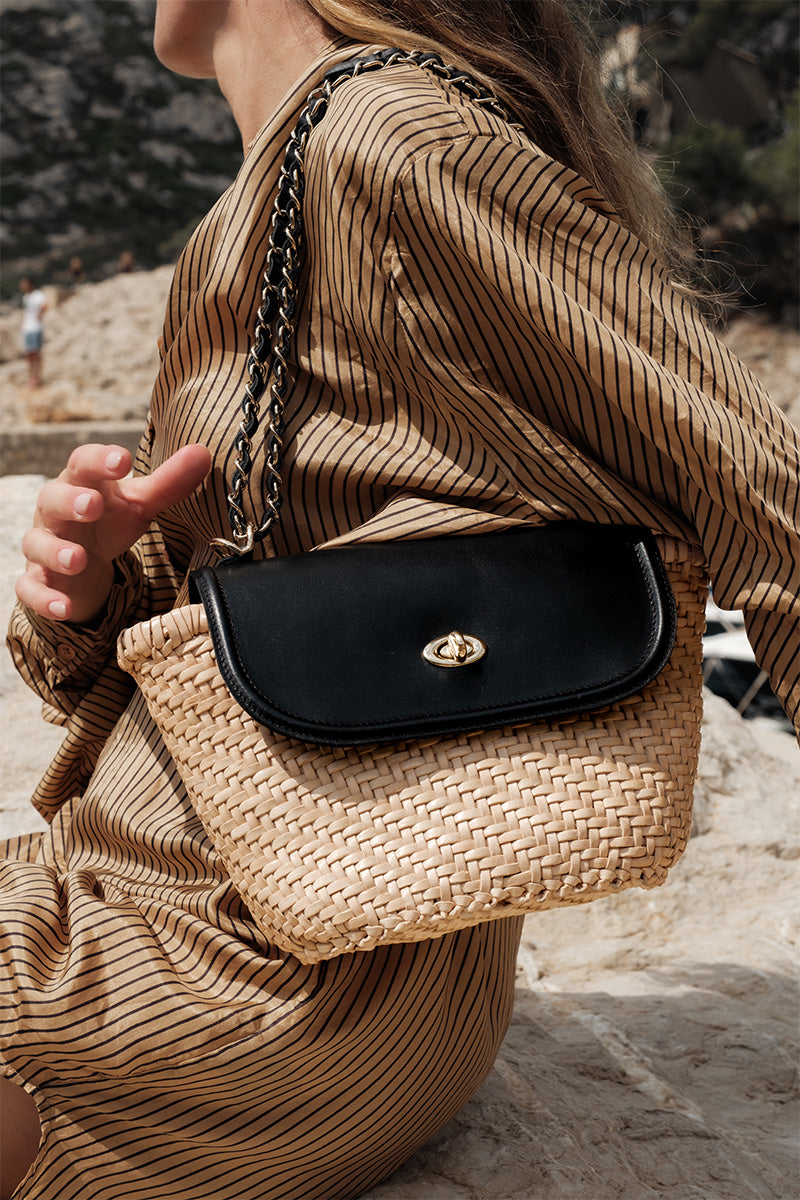 Sac Pampelonne [Naturel & Noir]