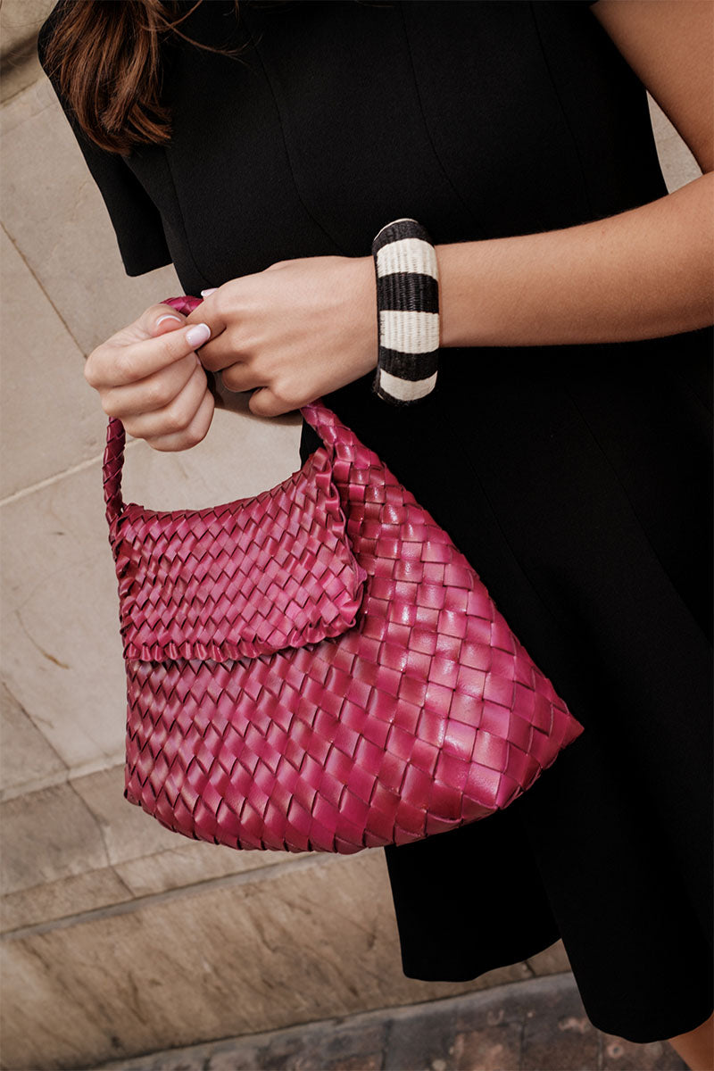 Sac Bandoulière Jacky Burgundy
