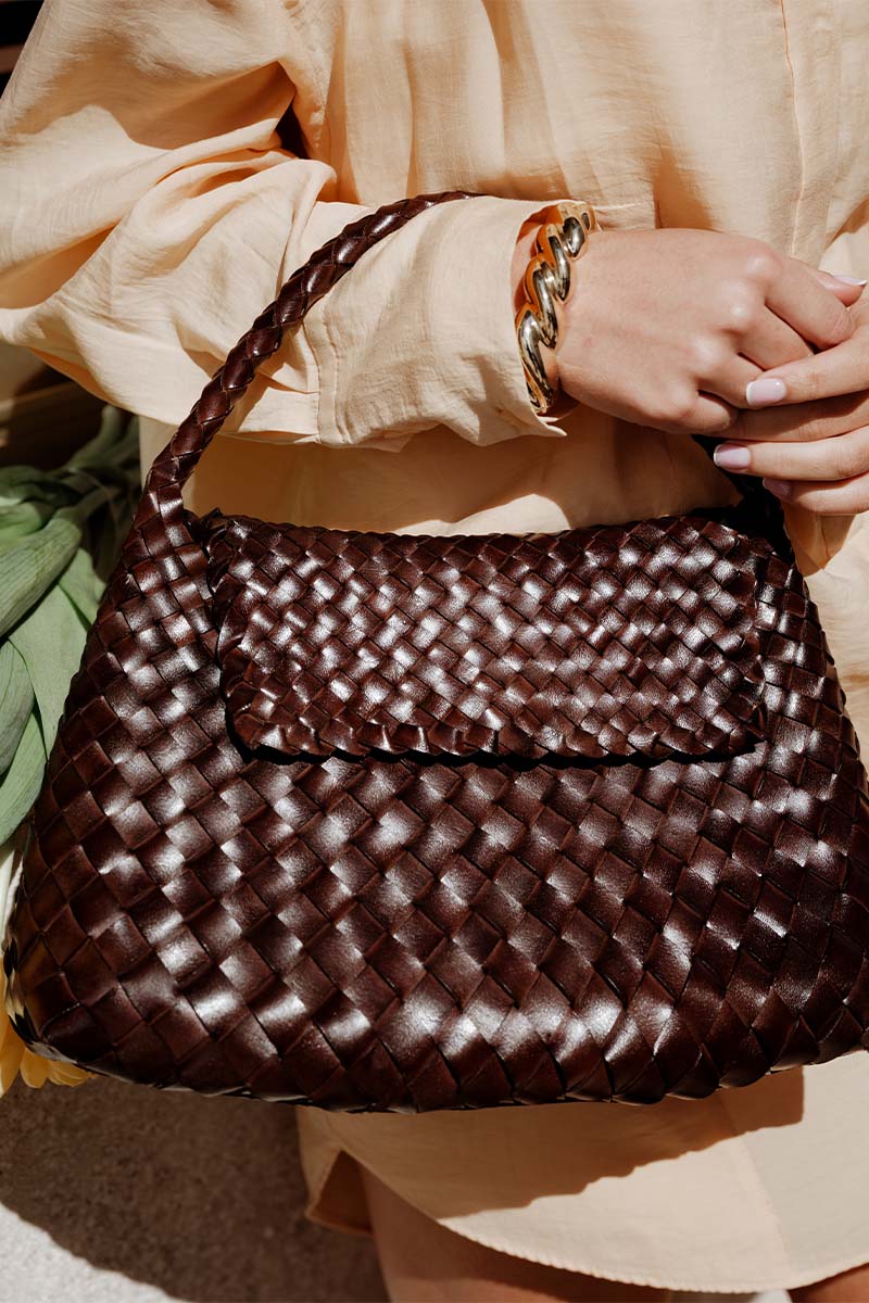 Sac Bandoulière Jacky Marron