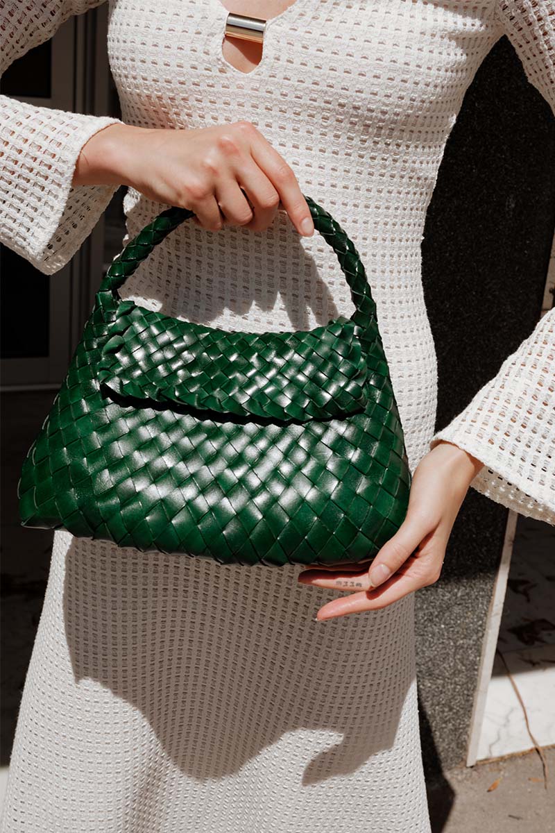 Jacky Mini Green Crossbody Bag
