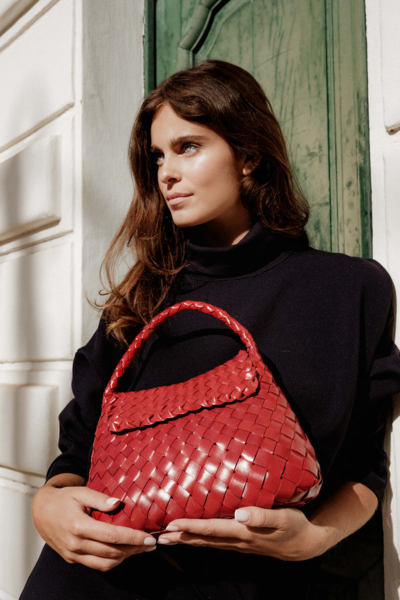 Sac Bandoulière Jacky Mini Rouge