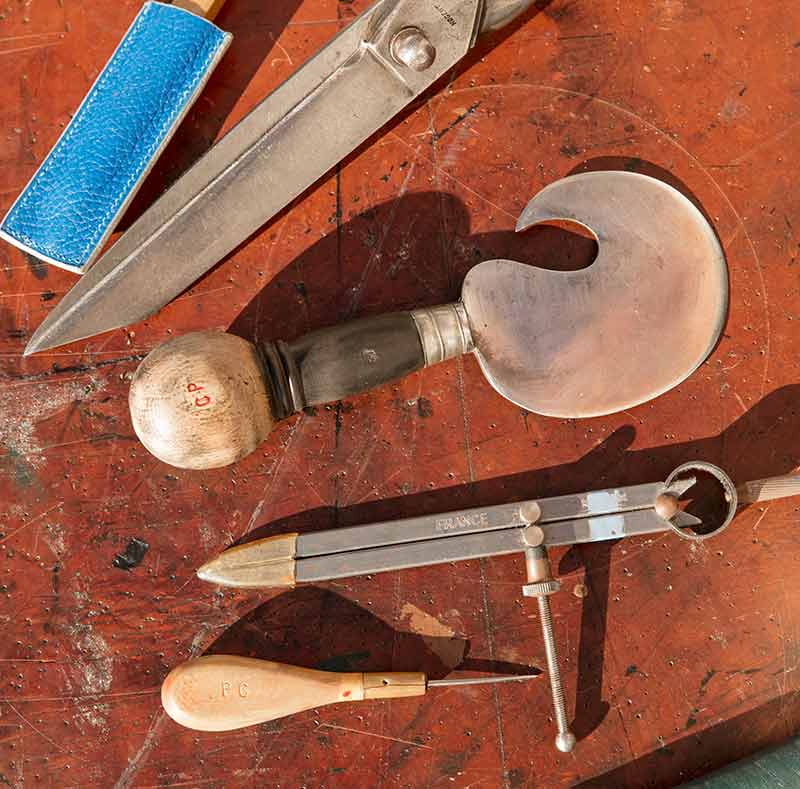 Outils maroquinerie